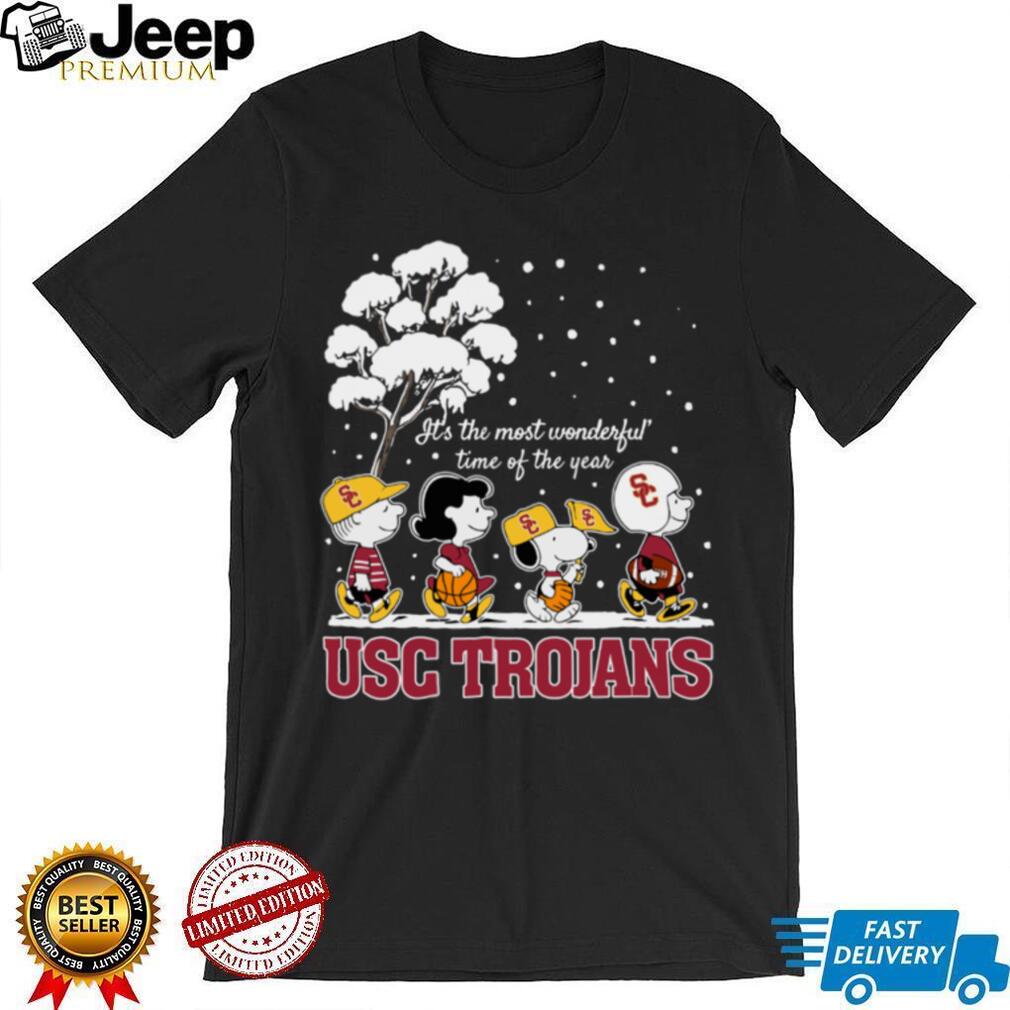 Peanuts USC Trojans Winter It’s The Most Wonderful Time Of The Year T Shirt Peanuts USC Trojans Winter It’s The Most Wonderful Time Of The Year T Shirt