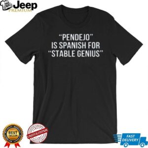 Pendejo Is Spanish For Stable Genius T shirt