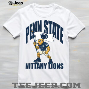 Penn State Nittany Lions Mascot Planting Flag College Football Tee