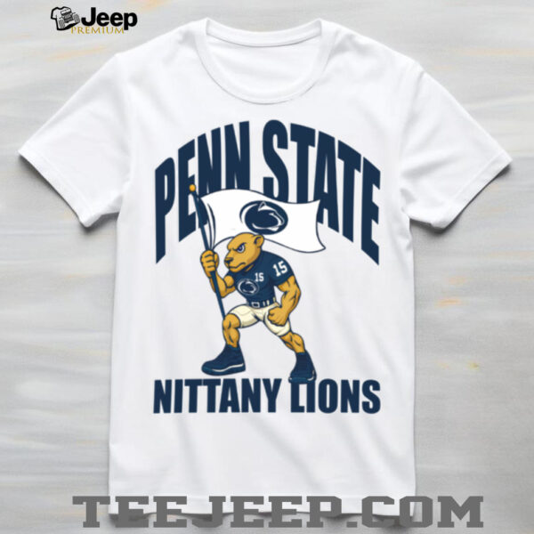 Penn State Nittany Lions Mascot Planting Flag College Football Tee