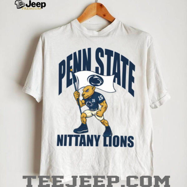 Penn State Nittany Lions Mascot Planting Flag College Football Tee