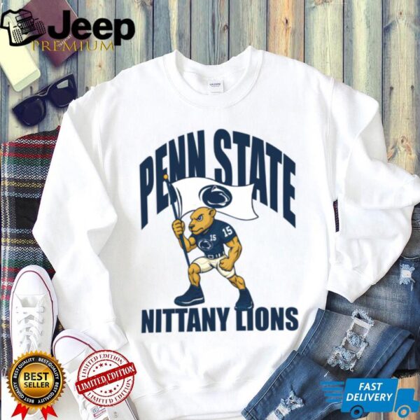 Penn State Nittany Lions Mascot Planting Flag College Football Tee