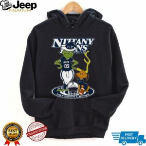 Penn State Nittany Lions NCAA Football Grinch and Dog Shirt – Custom Name Fan Tee – Personalized Game Day & Holiday Gift