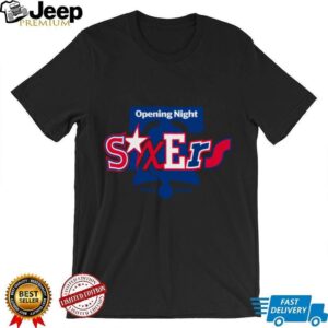 Philadelphia 76ers Opening Night 2025 2026 TShirt