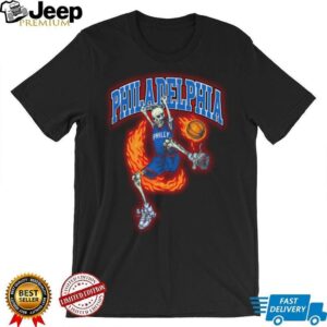 Philadelphia Basketball Lithuania Grateful Dead Inspired Fan TShirt