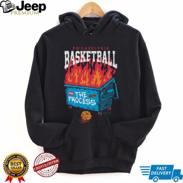 Philadelphia Basketball The Process Dumpster Fire T Shirt