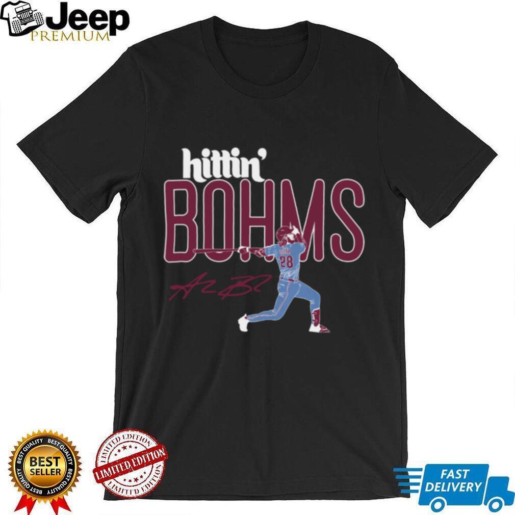 Philadelphia Phillies Merch Alec Bohm Hittin’ Bohms Shirt Philadelphia Phillies Merch Alec Bohm Hittin’ Bohms Shirt