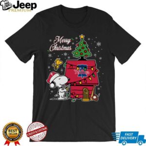Philadelphia Phillies Merry Christmas Snoopy Baby T Shirt Holiday Baseball Tee