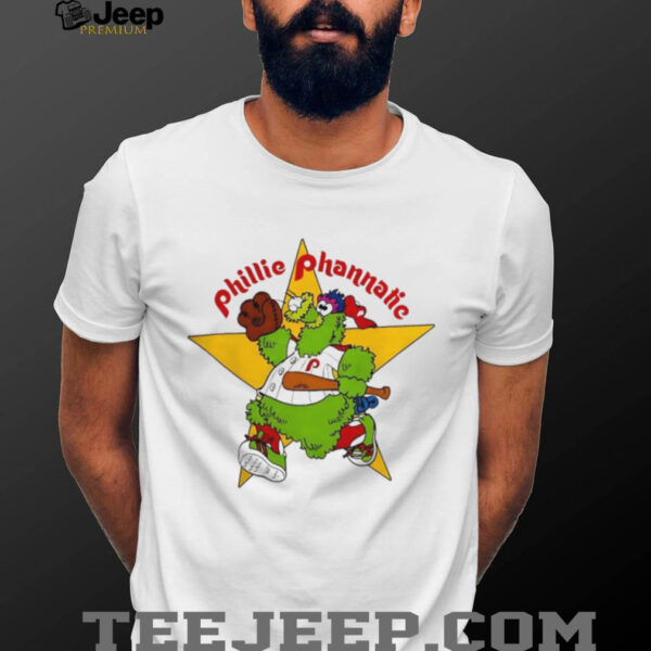 Phillie Phanatic Philadelphia Phillies mascot star shirt