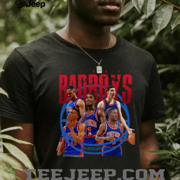 Pistons Bad Boys Championship Team Vintage Style Shirt