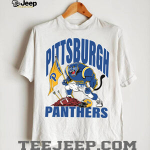 Pittsburgh Panthers Mascot Planting Flag College Football Tee