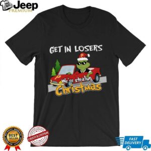 Pittsburgh Pirates Grinch Christmas T Shirt Get In Losers We’re Stealing Christmas Holiday Tee