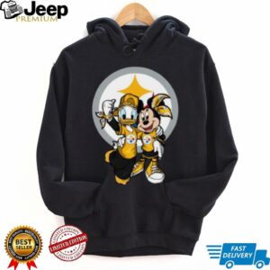 Pittsburgh Steelers Donald and Minnie Football Fan T Shirt