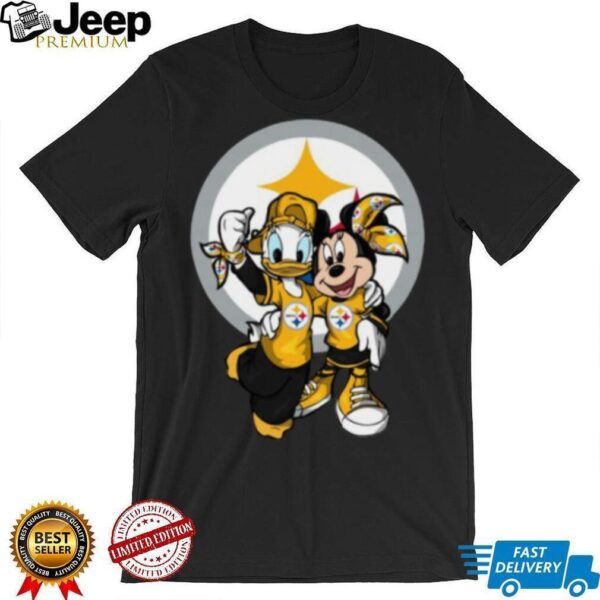 Pittsburgh Steelers Donald and Minnie Football Fan T Shirt