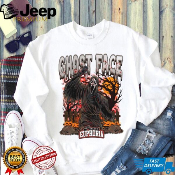 Planet Euphoria Ghost Face Halloween Graphic shirt