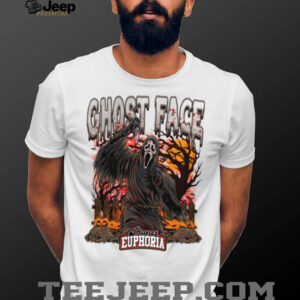 Planet Euphoria Ghost Face Halloween Graphic shirt