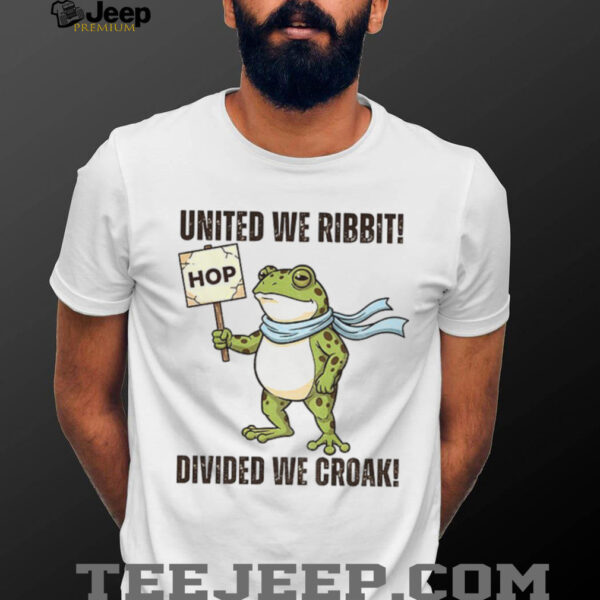Portland Frog 2025 HOP United We Ribbit Divided We Croak shirt