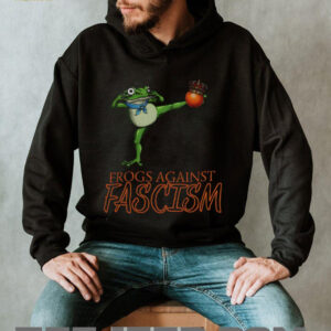 Portland Frog kick out orange king frogs against fascism anti Trump shirt