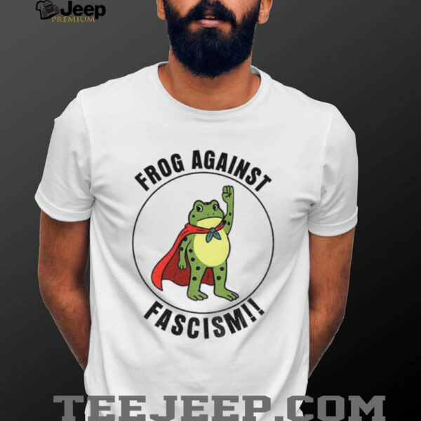 Portland frog hero frog against fascism shirt