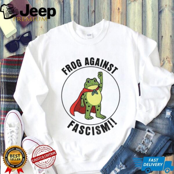 Portland frog hero frog against fascism shirt
