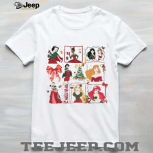 Princess Movie Christmas Holiday Lights Merry Christmas shirt