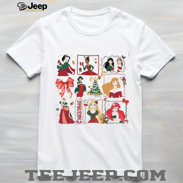 Princess Movie Christmas Holiday Lights Merry Christmas shirt