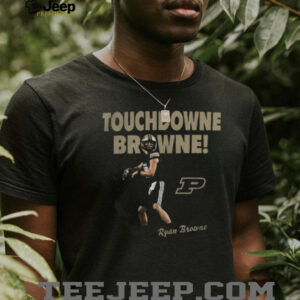 Purdue Football Ryan Browne Touchdown Browne T Shirt