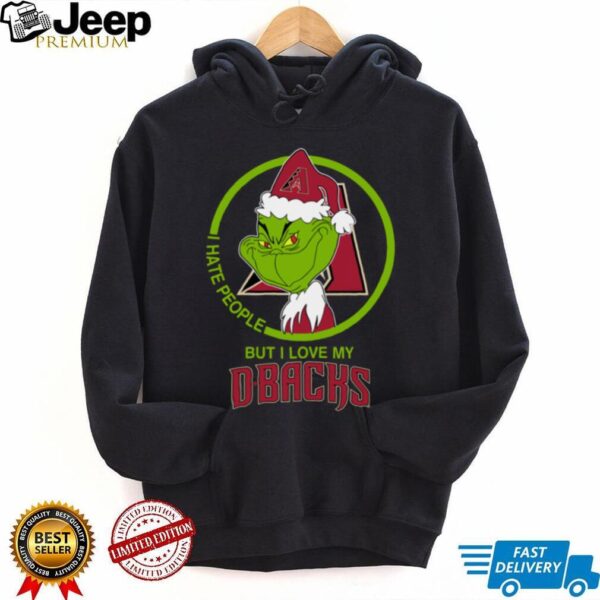 The Grinch I Hate People But I Love My Dbacks Shirt