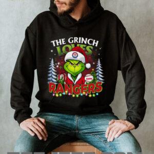 Rangers Grinch Tee – MLB Family Christmas Shirt