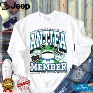 Raygun Clothing Store Just Another Card Carrying ANTIFA Member Frogs Tee