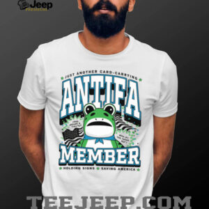 Raygun Clothing Store Just Another Card Carrying ANTIFA Member Frogs Tee
