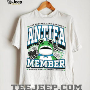 Raygun Clothing Store Just Another Card Carrying ANTIFA Member Frogs Tee