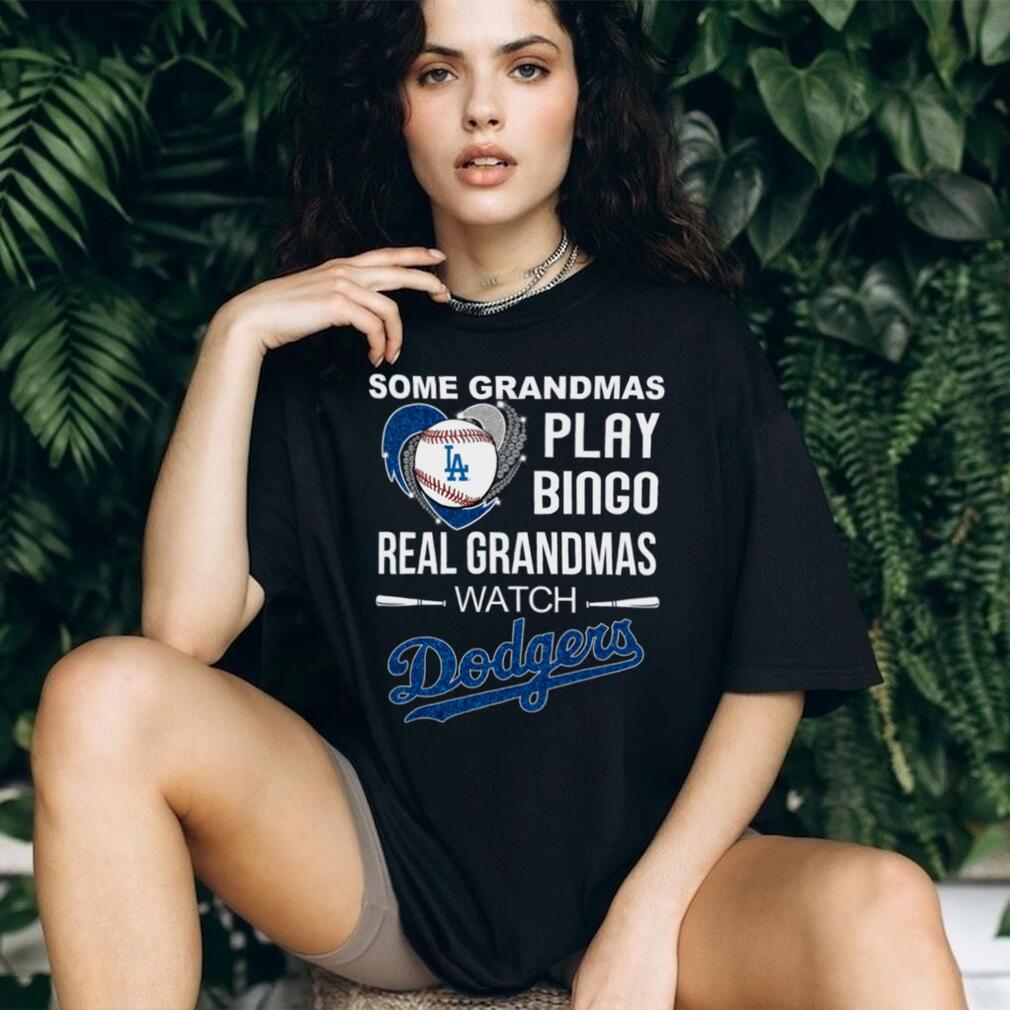 Real Grandmas Watch Los Angeles Dodgers Baseball Diamond Heart Shirt Real Grandmas Watch Los Angeles Dodgers Baseball Diamond Heart Shirt
