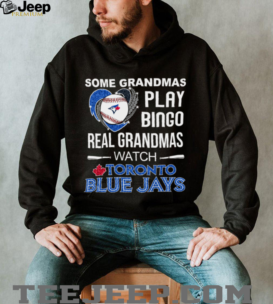 Real Grandmas Watch Toronto Blue Jays Baseball Diamond Heart Shirt Real Grandmas Watch Toronto Blue Jays Baseball Diamond Heart Shirt