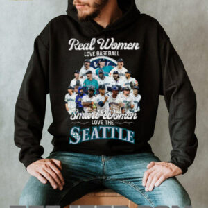 Real Women Love Baseball Smart Women Love The Seattle Mariners 2025 T Shirt