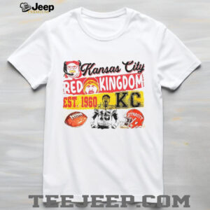 Red Kingdom Patrick Mahomes Kansas City Chiefs NFL Football Halftime est 1960 shirt