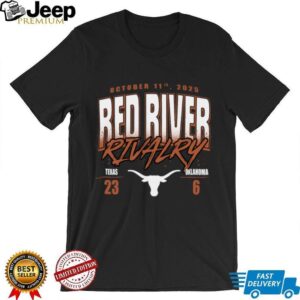 Red River Rivalry 2025 Texas Longhorns Beat Oklahoma Sooners Score 23 6 Shirt