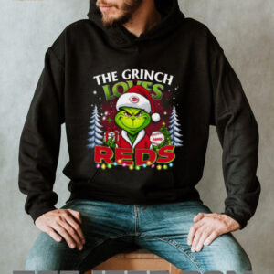 Reds Family Holiday Shirt – Grinch Custom Tee – Personalized MLB Christmas Gift