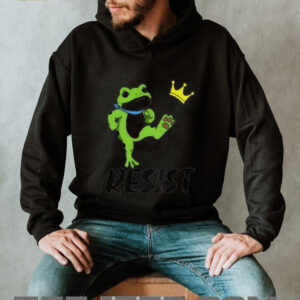 Resist Portland frog kicks crown political anti Maga shirt