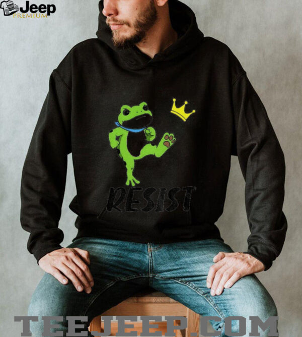 Resist Portland frog kicks crown political anti Maga shirt