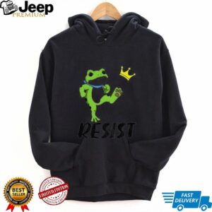 Resist Portland frog kicks crown political anti Maga shirt