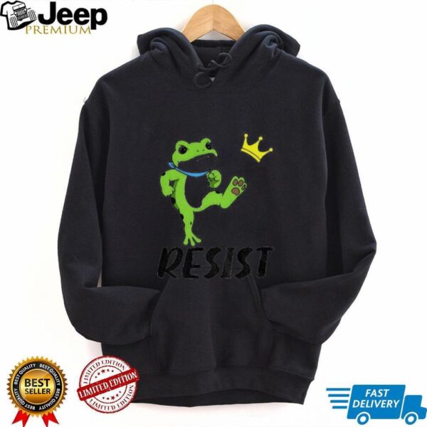 Resist Portland frog kicks crown political anti Maga shirt