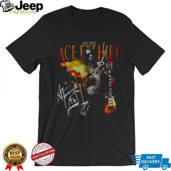 Rest in peace Ace Frehley The Spaceman 1951 2025 signature shirt