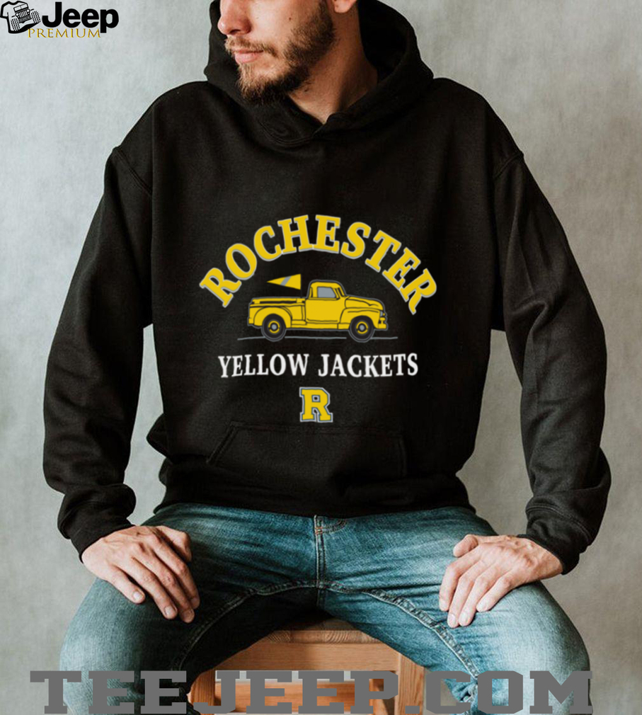 Rochester Yellow Jackets Truck Logo College Spirit TShirt Rochester Yellow Jackets Truck Logo College Spirit TShirt