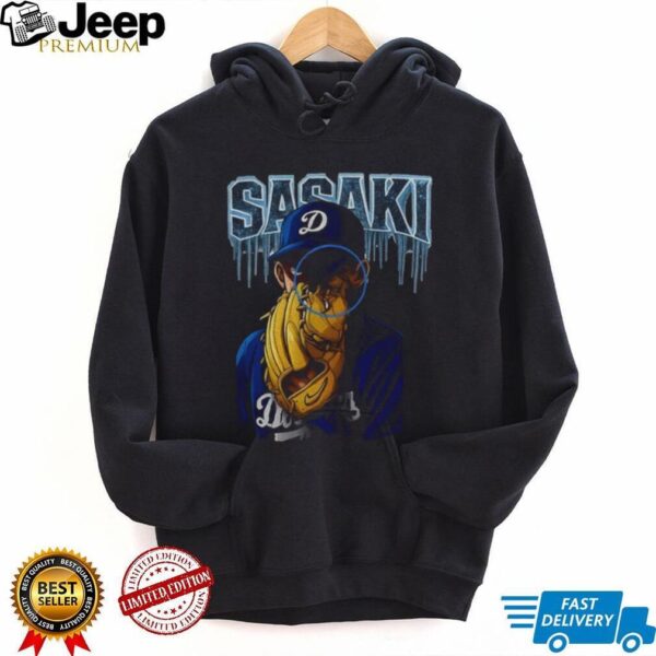 Roki Sasaki Ice Anime Los Angeles Dodgers Baseball MLB 2025 shirt