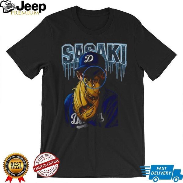 Roki Sasaki Ice Anime Los Angeles Dodgers Baseball MLB 2025 shirt