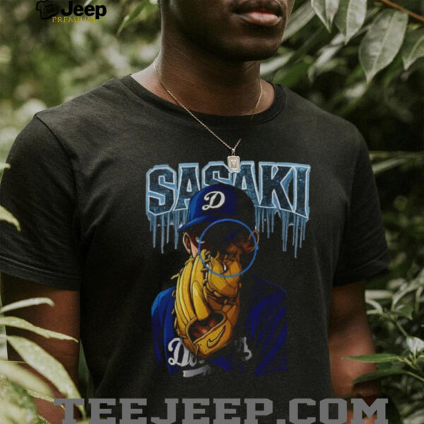Roki Sasaki Ice Anime Los Angeles Dodgers Baseball MLB 2025 shirt
