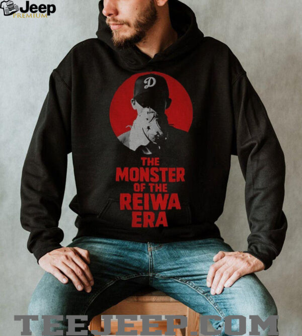 Roki Sasaki Los Angeles Dodgers The Monster of the Reiwa Era MLB Baseball shirt