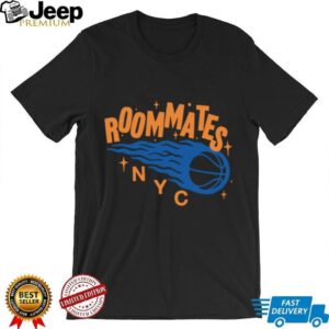 Roommates New York City Basketball Flame Team Shirt