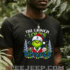 Personalized Cleveland Guardians Grinch Christmas Tee, Funny Santa Baseball Shirt with Quote They Hate Us Ain’t Us, MLB Fan Gift